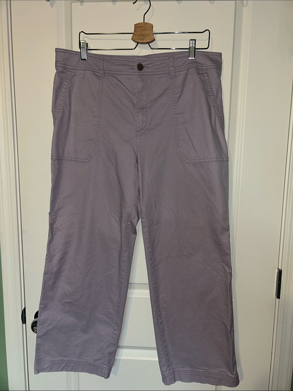 GAP Lavender girlfriend khakis